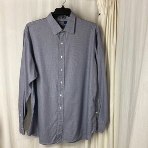 Polo Ralph Lauren XXL Curham Classic Fit Houndstooth Guys Button Down Shirt